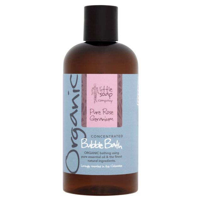 Little Soap Company Pure Rose Geranium Bubble Bath