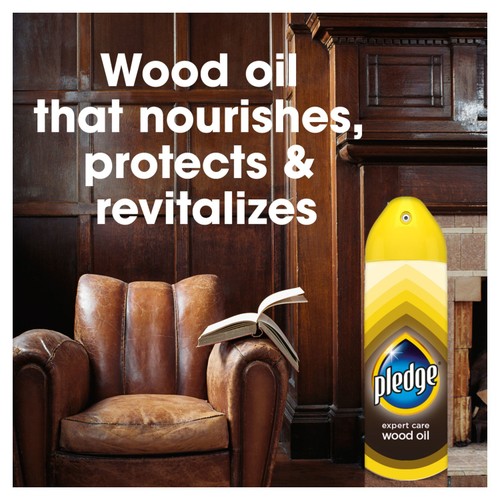 Pledge Expert Care, Wood Polish Aerosol, Amber & Argan thumbnail 7