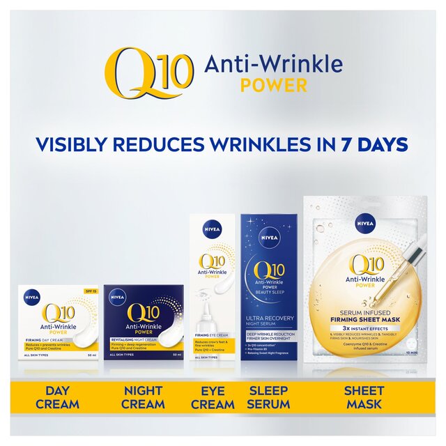 NIVEA Q10 Power Anti-Wrinkle Day Face Cream SPF15 thumbnail 2