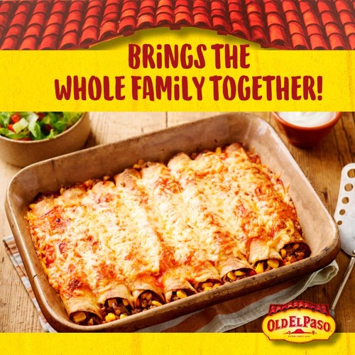 Old El Paso Mexican Gluten Free Cheesy Baked Enchilada Kit thumbnail 7