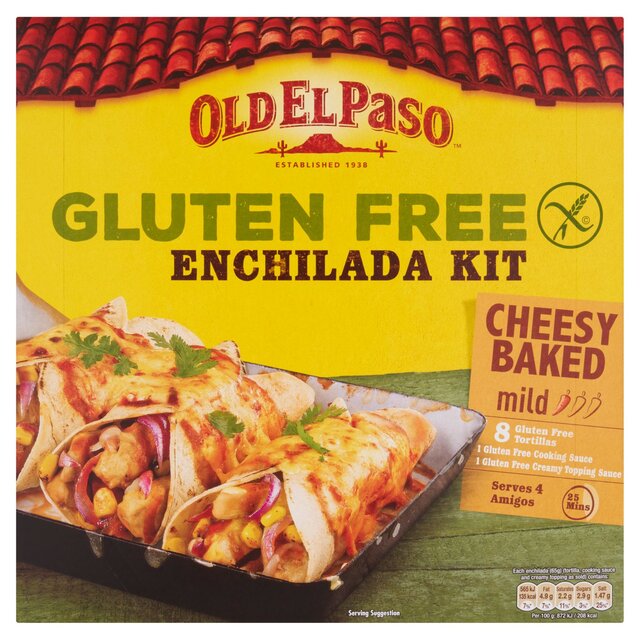 Old El Paso Mexican Gluten Free Cheesy Baked Enchilada Kit thumbnail 2