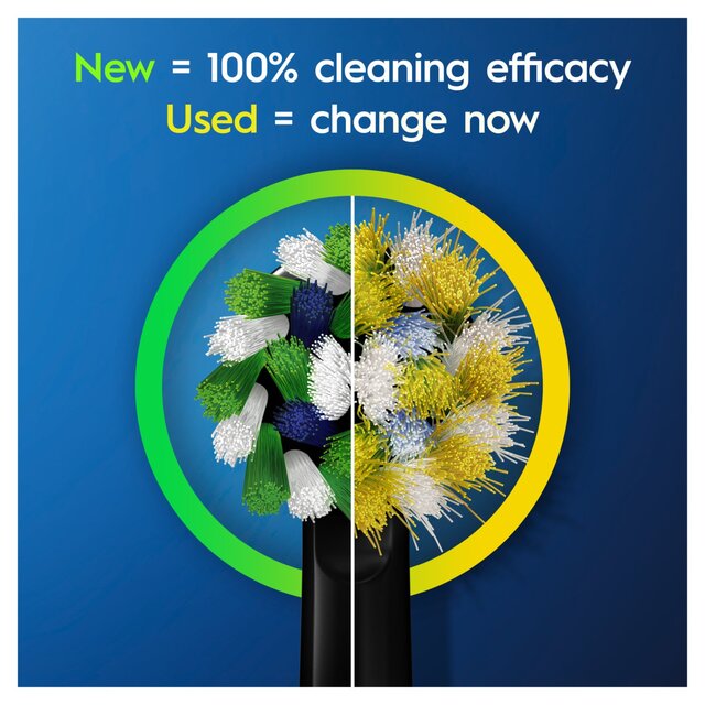 Oral B Crossaction Toothbrush Heads Black thumbnail 6