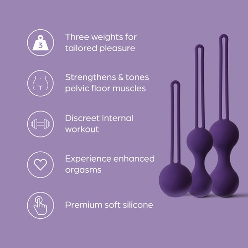 So Divine Sensual Kegel Ball Training Set thumbnail 2