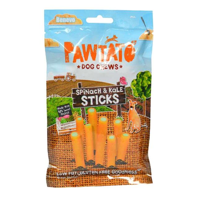 Pawtato Spinach & Kale Sticks, Vegan Dog Treats