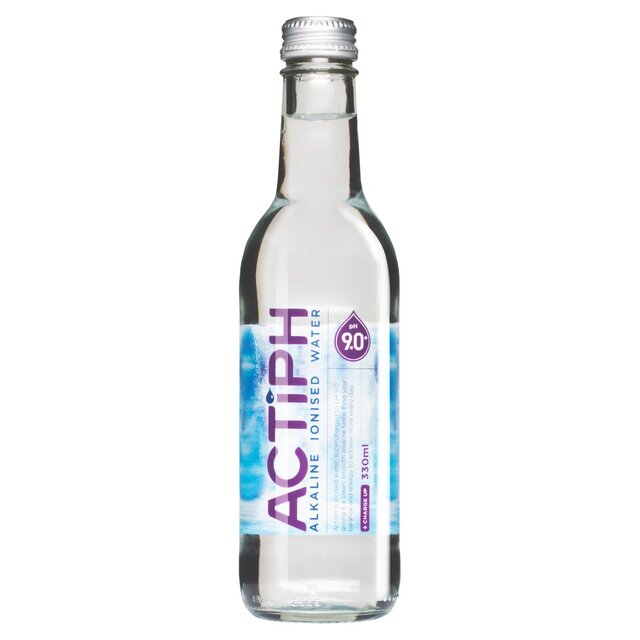 ACTIPH Alkaline Ionised Water Glass Bottle