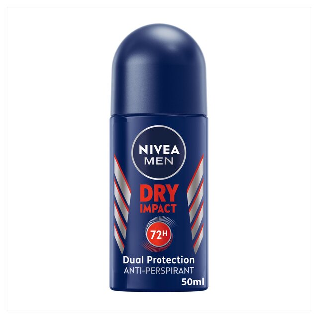 NIVEA MEN Dry Impact Anti-Perspirant Deodorant Roll-On