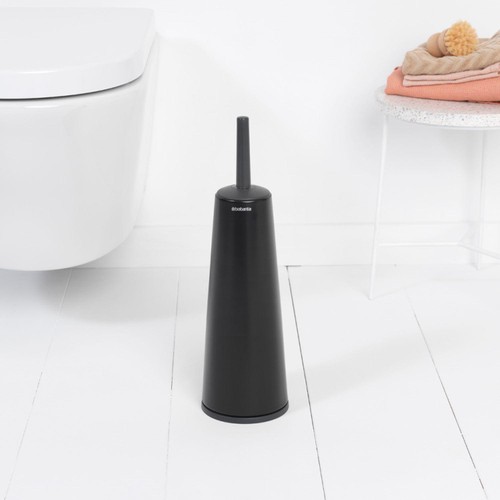 Brabantia ReNew Toilet Brush & Holder, Matte Black thumbnail 3