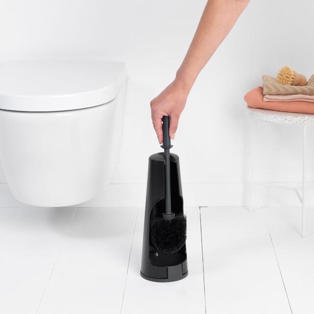Brabantia Toilet Brush & Holder, Matte Black thumbnail 4