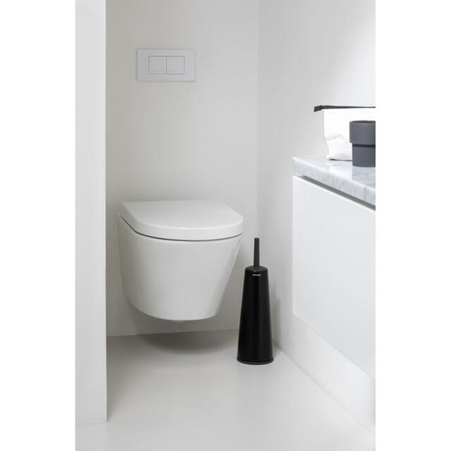 Brabantia Toilet Brush & Holder, Matte Black thumbnail 8
