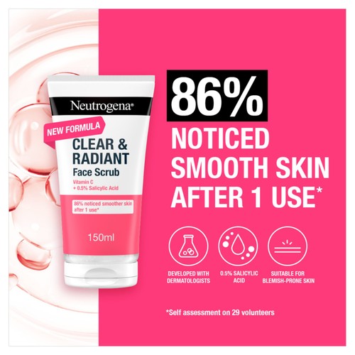 Neutrogena Clear & Radiant Face Scrub with Vitamin C + 0.5% Salicylic Acid thumbnail 2