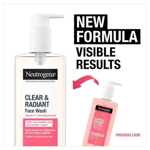 Neutrogena Clear & Radiant Face Wash with Vitamin C + 0.5% Salicylic Acid thumbnail 4