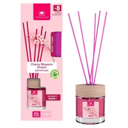 Cristalinas Reed Diffuser Cherry Blossom Dream