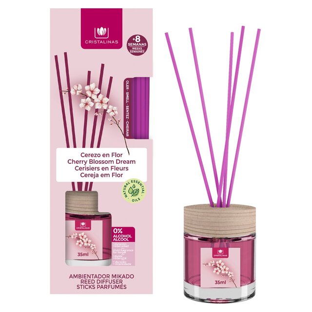 Cristalinas Reed Diffuser Cherry Blossom Dream