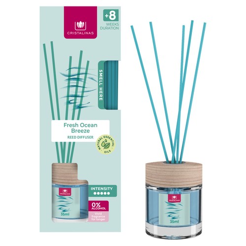 Cristalinas Reed Diffuser Fresh Ocean Breeze