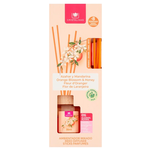 Cristalinas Reed Diffuser Orange Blossom & Honey thumbnail 2
