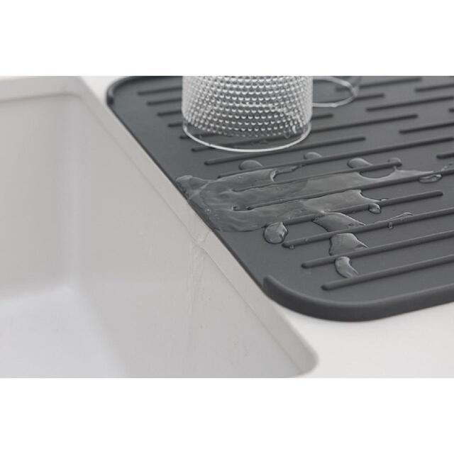 Brabantia Silicone Dish Drying Mat Dark Grey thumbnail 3