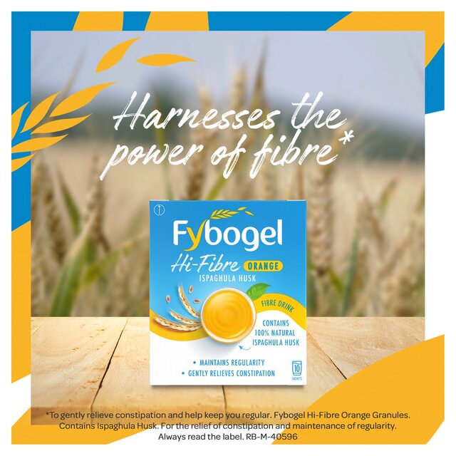 Fybogel Hi Fibre Orange Constipation Relief thumbnail 5