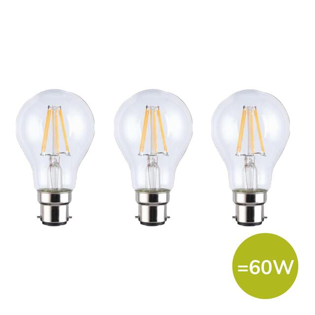 TCP Classic LED Bayonet 60W Light Bulbs thumbnail 3