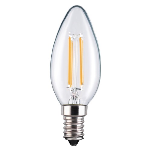 TCP Candle LED Clear Screw 40W Light Bulb