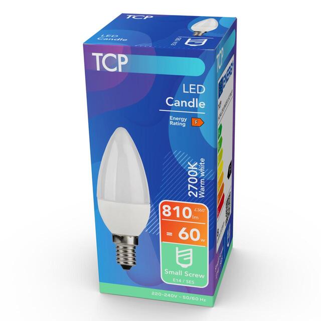 TCP Candle Small Screw 60W Light Bulb thumbnail 2