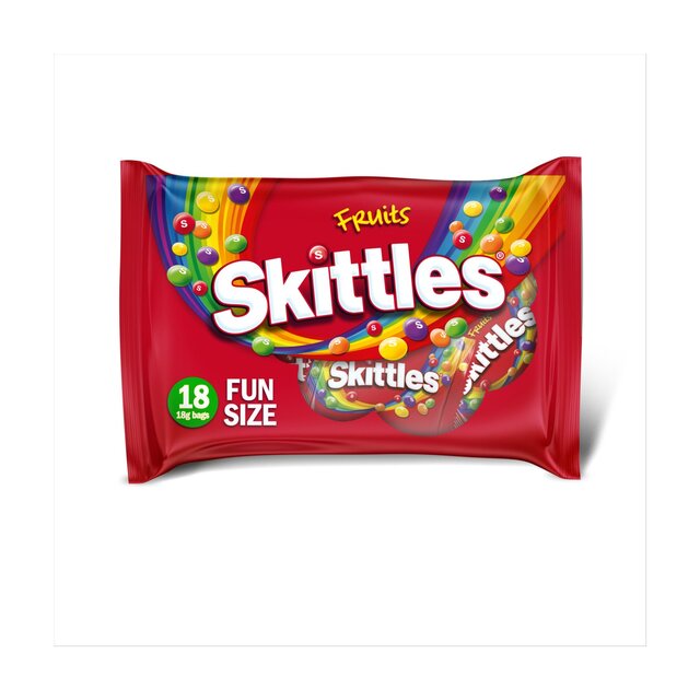 Skittles Vegan Chewy Sweets Fruit Flavoured Funsize Bags thumbnail 2