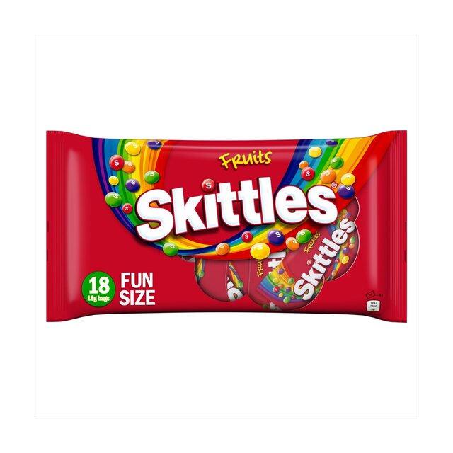 Skittles Vegan Chewy Sweets Fruit Flavoured Funsize Bags thumbnail 3
