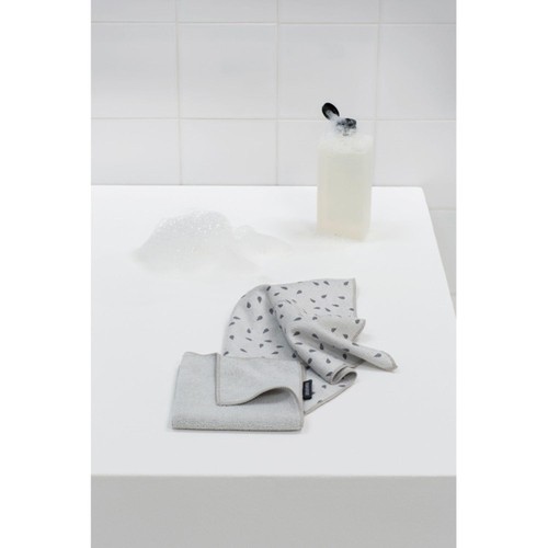 Brabantia Microfibre Light Grey Dish Cloths   thumbnail 6