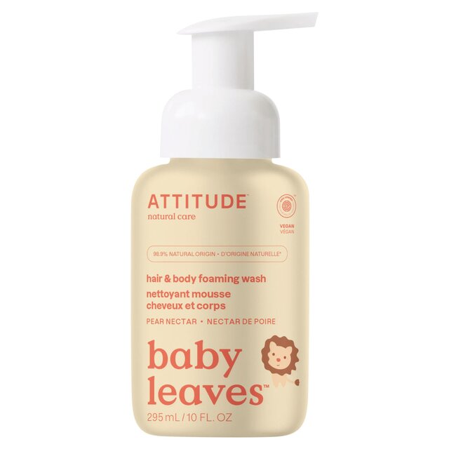 ATTITUDE Baby Leaves 2in1 Foaming Wash Pear Nectar