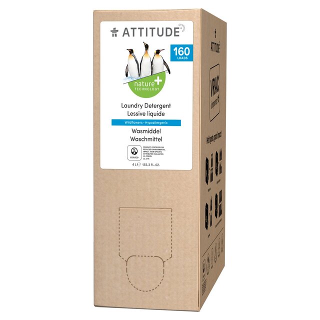 Attitude Bulk 2 Go Laundry Detergent Wildflowers 160 Washes