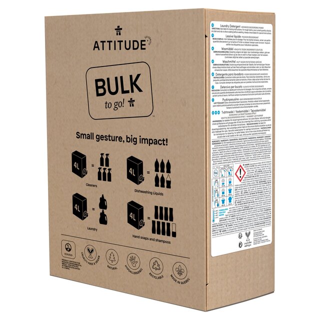 Attitude Bulk 2 Go Laundry Detergent Wildflowers 160 Washes thumbnail 2