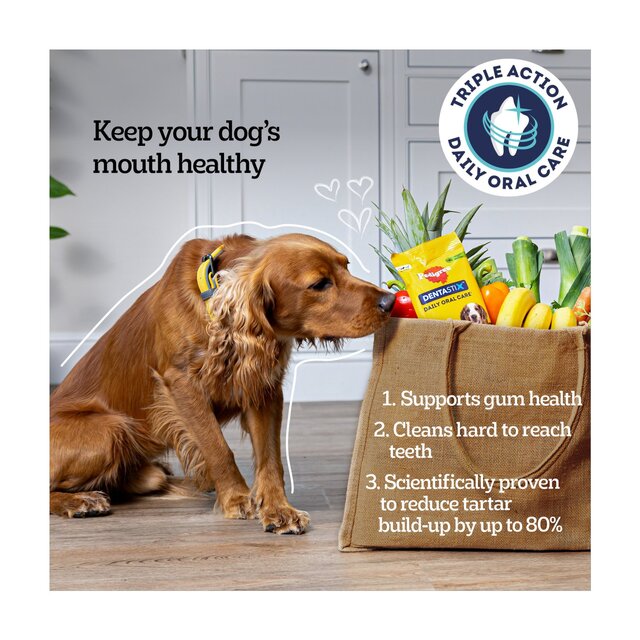 Pedigree Dentastix Daily Adult Medium Dog Treats Dental Sticks thumbnail 2