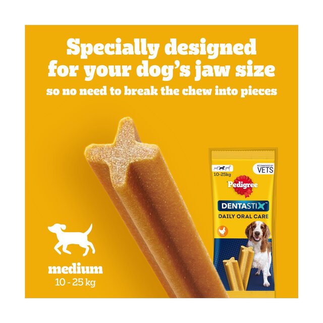 Pedigree Dentastix Daily Adult Medium Dog Treats Dental Sticks thumbnail 5