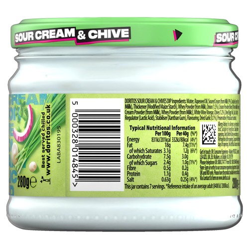 Doritos Cool Sour Cream & Chive Dip thumbnail 2