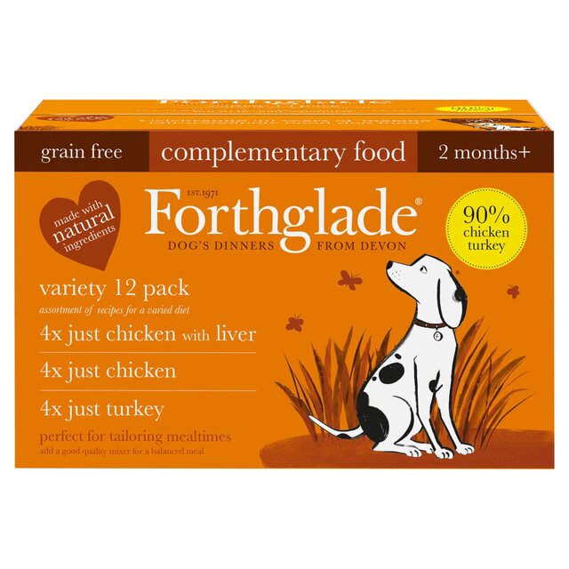 Forthglade Just 90% Poultry Variety (Turkey, Chicken, Liver) Wet dog food thumbnail 2