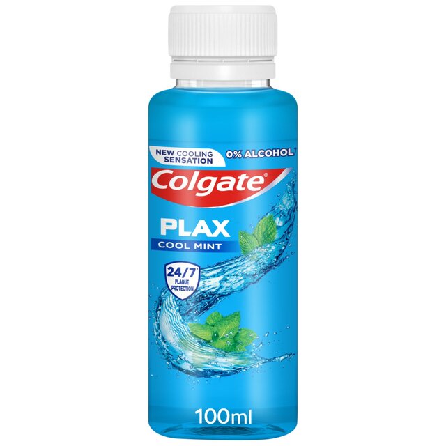 Colgate Plax Cool Mint Mouthwash Alcohol Free 100ml thumbnail 2
