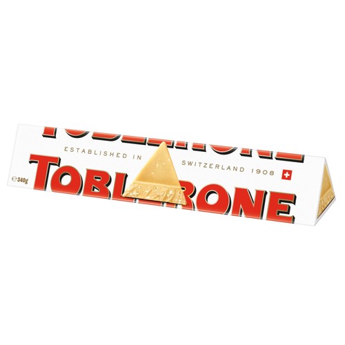 Toblerone White Chocolate with Honey & Almond Nougat Bar Gifting thumbnail 3