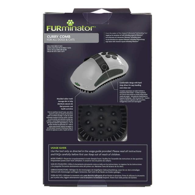 FURminator Curry Comb for Cats & Dogs thumbnail 2