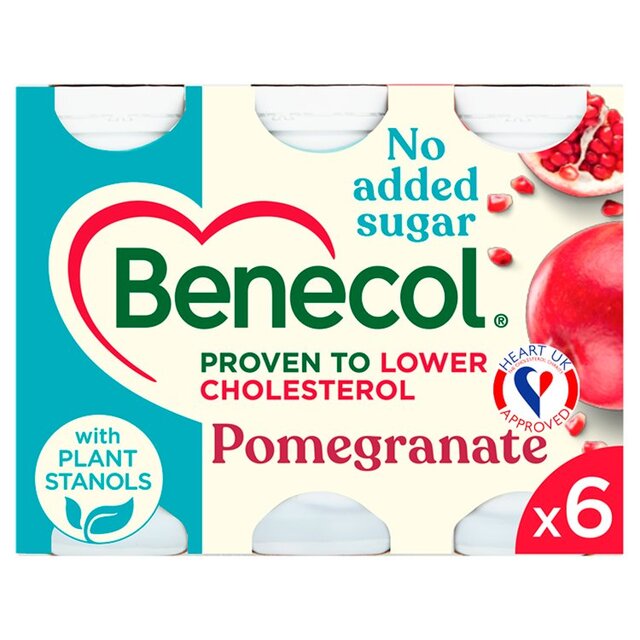 Benecol Cholesterol Lowering Pomegranate Yoghurt Drink