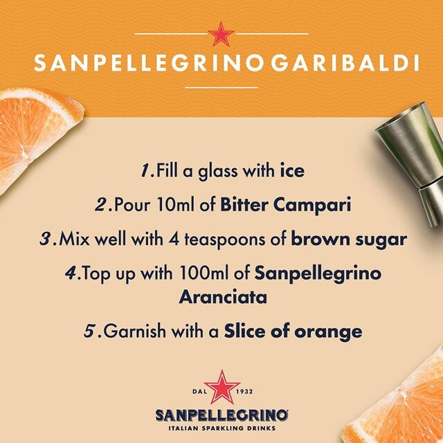 San Pellegrino Classic Taste Orange Glass thumbnail 3