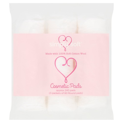 Simply Soft Cosmetic Round Pads Multipack