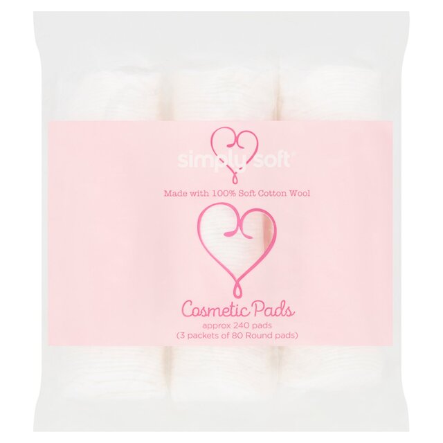 Simply Soft Cosmetic Round Pads Multipack