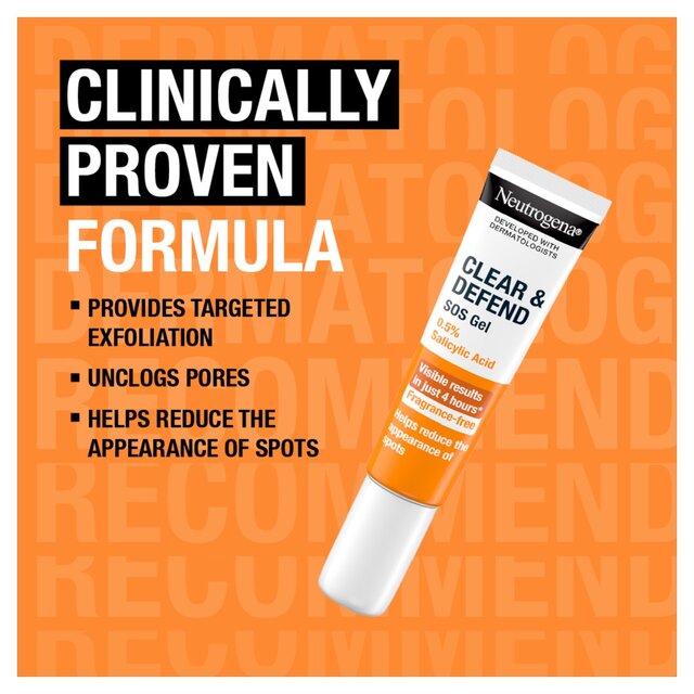 Neutrogena Clear & Defend SOS Gel with 0.5% Salicylic Acid thumbnail 6