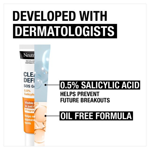 Neutrogena Clear & Defend SOS Gel with 0.5% Salicylic Acid thumbnail 9