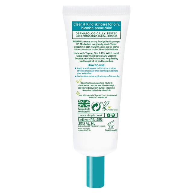 Simple Detox SOS Clearing Booster thumbnail 2