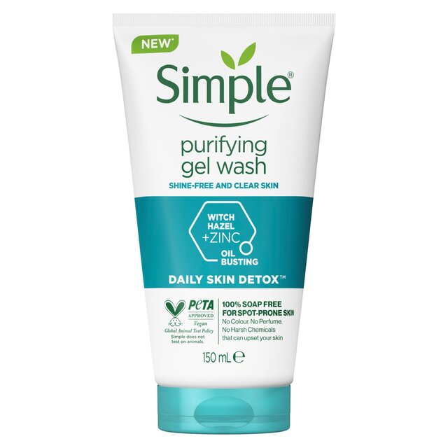 Simple Detox Purifying Face Wash