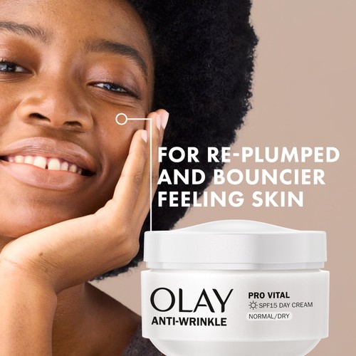 Olay Anti-Wrinkle Pro Vital Moisturiser Day Cream Mature Skin thumbnail 2