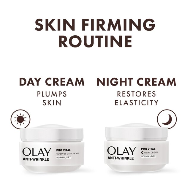 Olay Anti-Wrinkle Pro Vital Moisturiser Day Cream Mature Skin thumbnail 2