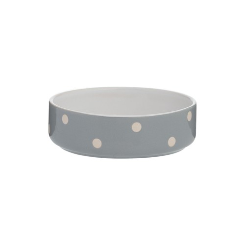 Mason Cash Polka Dot Grey 13cm Pet Bowl