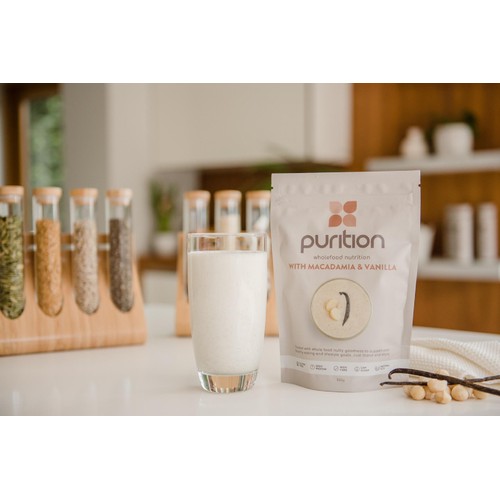 Purition Macadamia & Vanilla Wholefood Nutrition Powder  thumbnail 3