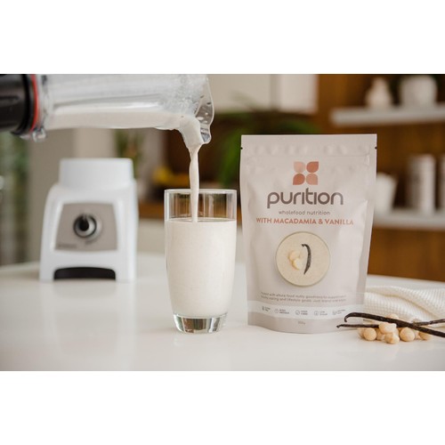 Purition Macadamia & Vanilla Wholefood Nutrition Powder  thumbnail 4